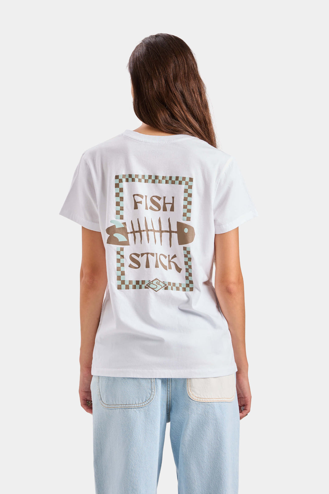Camiseta Fish Stick - Blanco