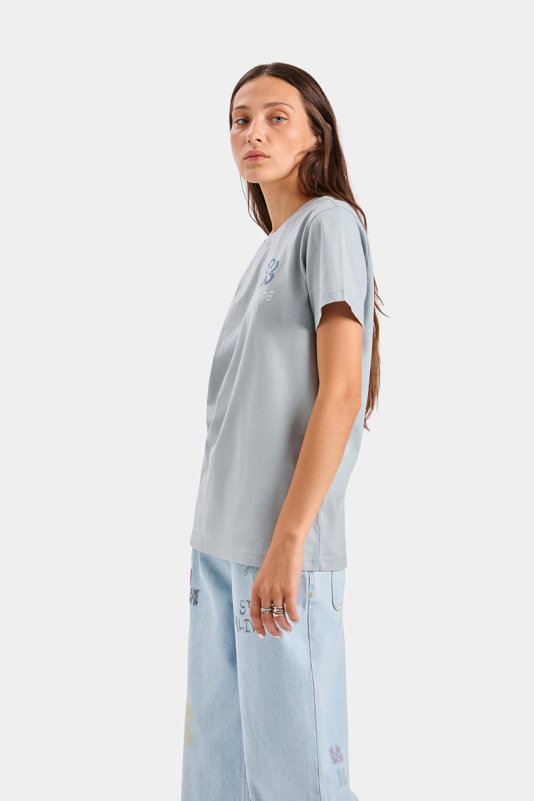 Camiseta Hippy - Plomo