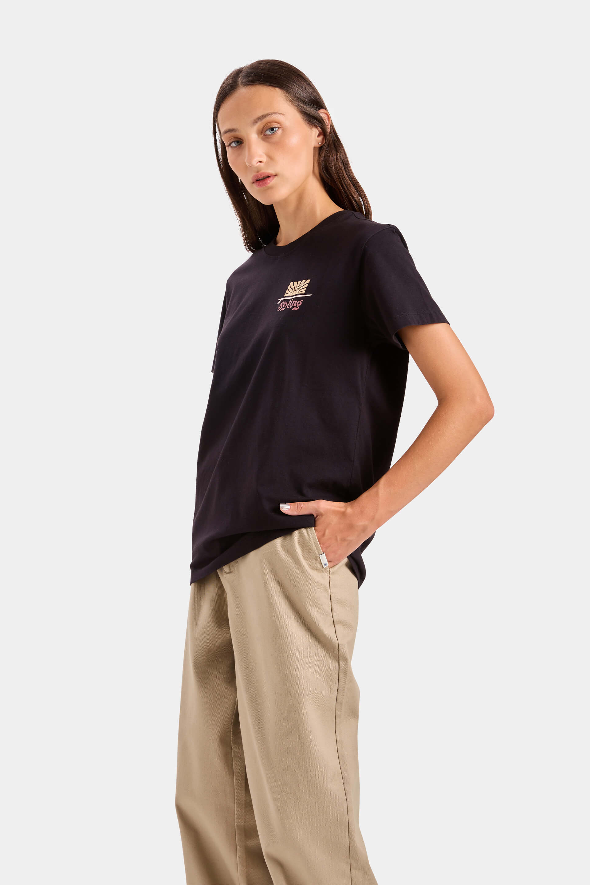 Camiseta Groovy - Negro