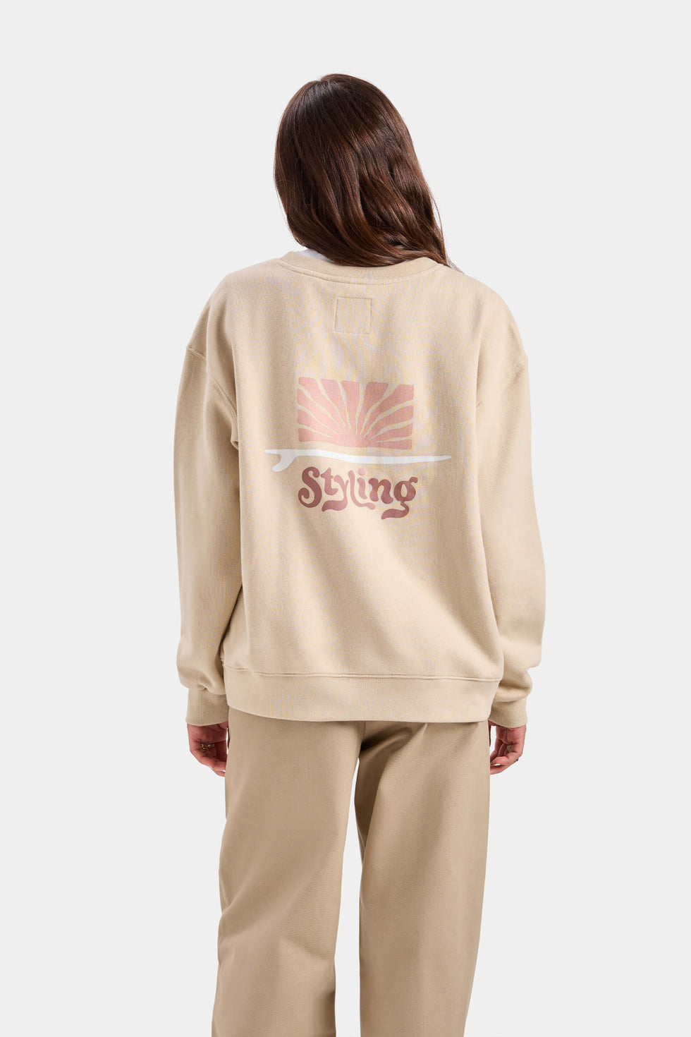 Sudadera Groovy - Piedra loading=