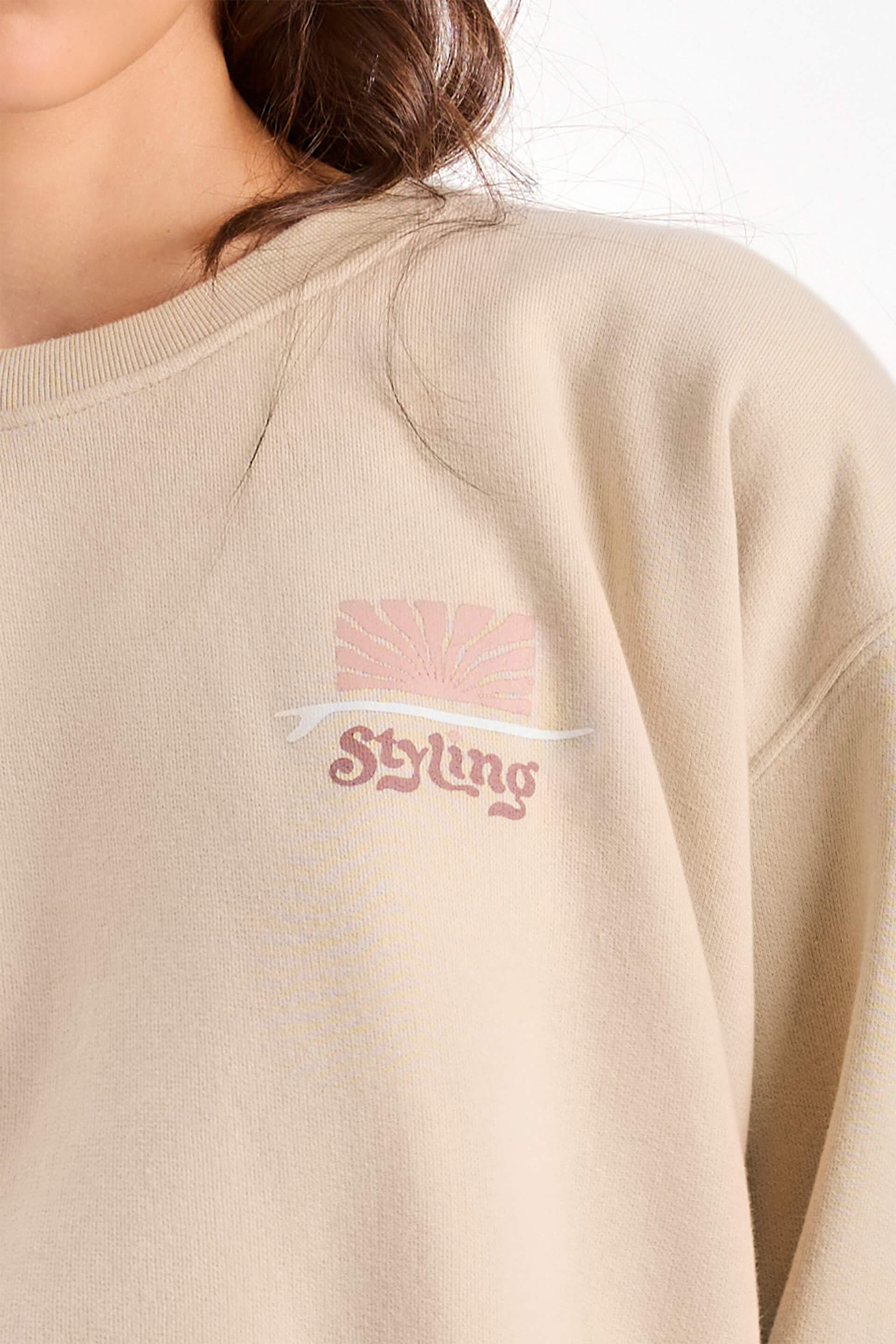 Sudadera Groovy - Piedra