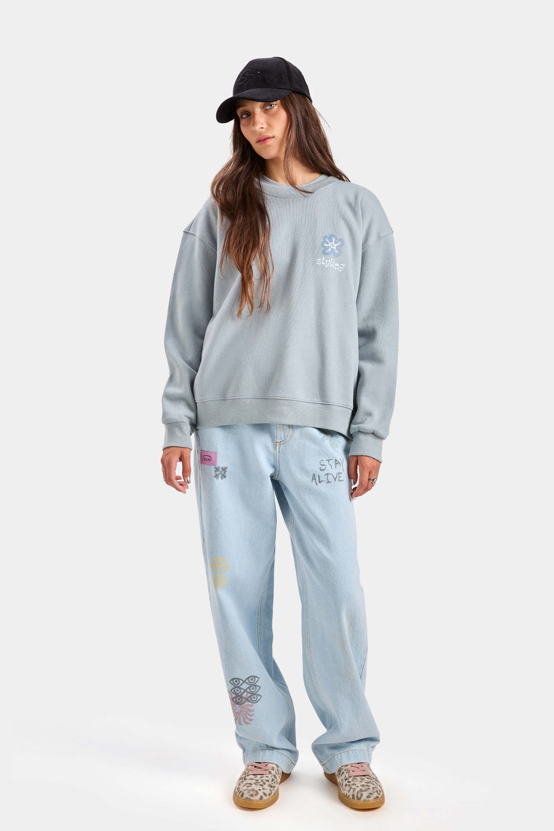 Sudadera Hippy - Plomo