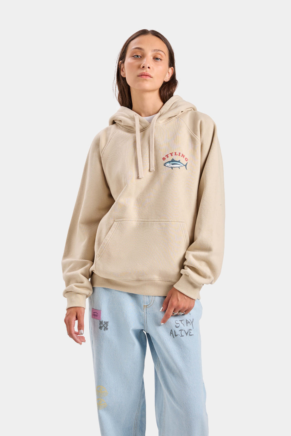 Sudadera Bonito - Piedra
