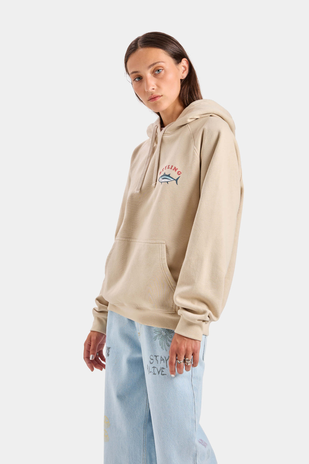 Sudadera Bonito - Piedra