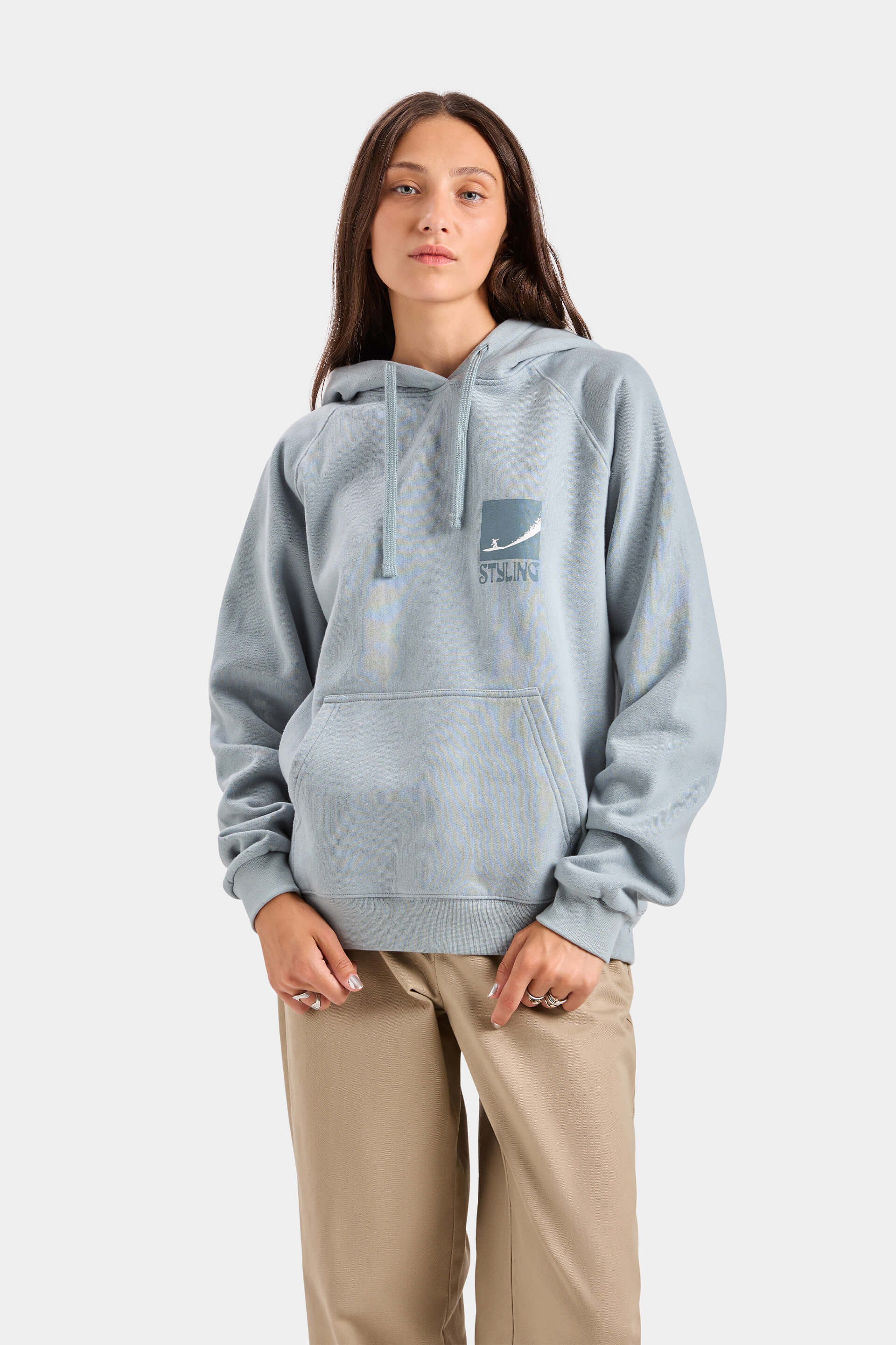 Sudadera Big Wave - Plomo