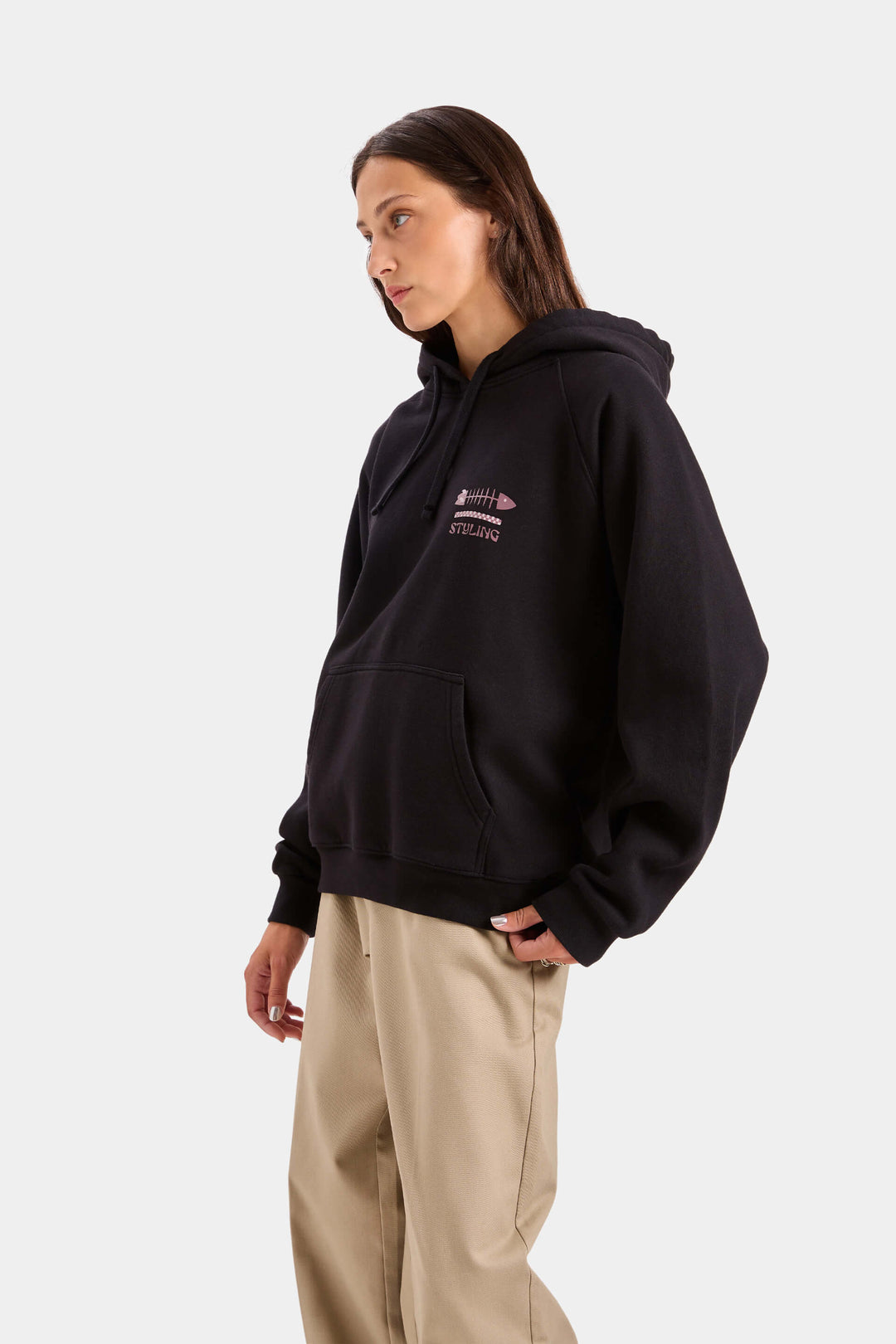 Sudadera Fish Stick - Negro