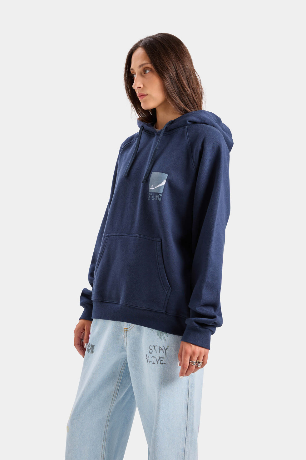 Sudadera Big Wave - navy loading=